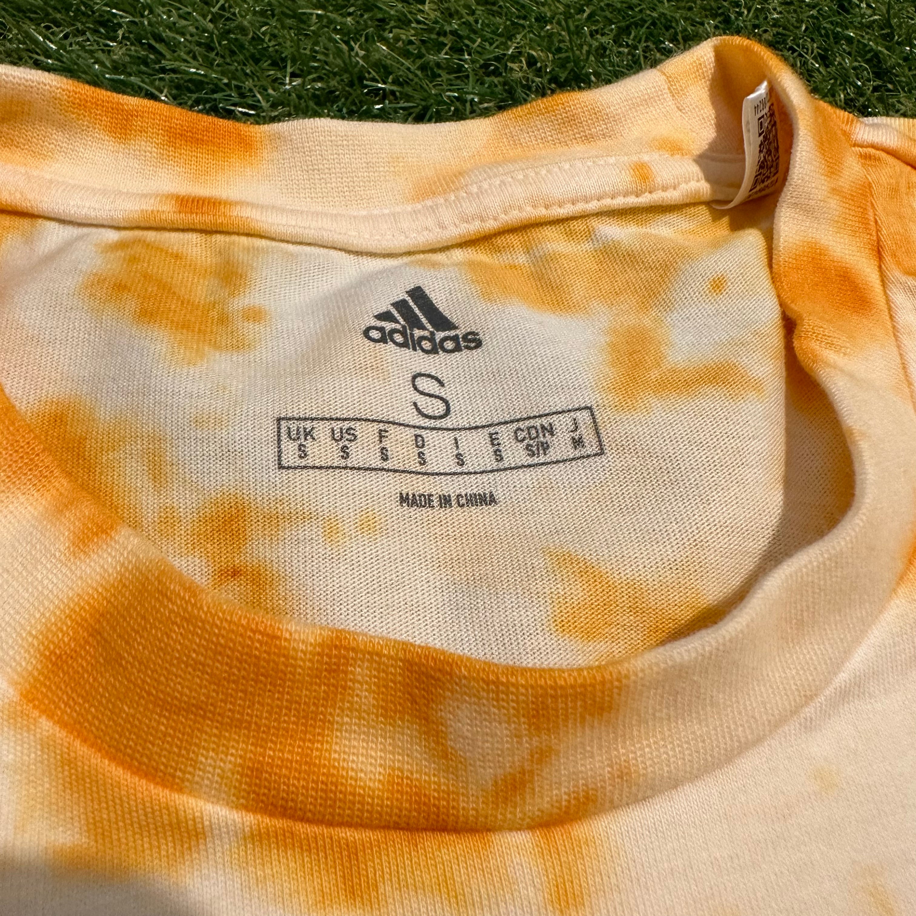 ‘One Off' *SMALL* Adidas ‘Marbled Orange’ T-Shirt