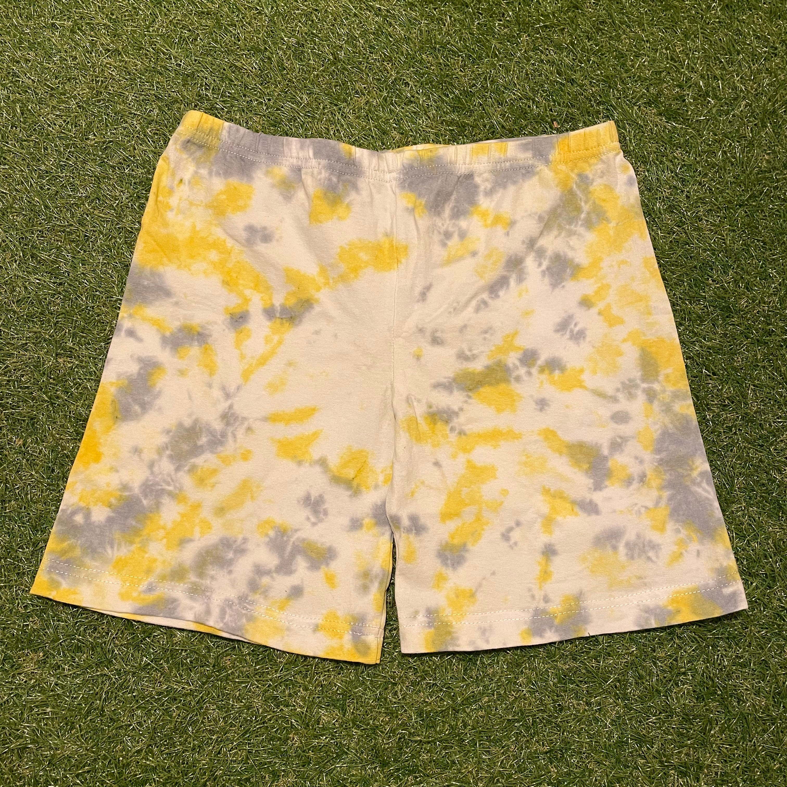 ‘Yellow & Grey’ Cycling Shorts